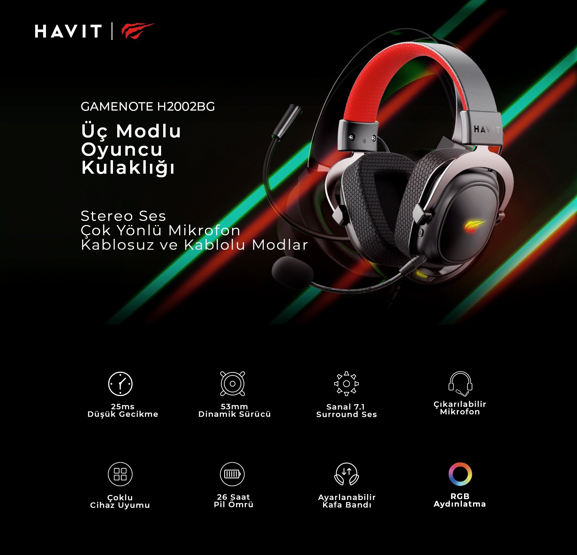 Havit Gamenote H2002BG