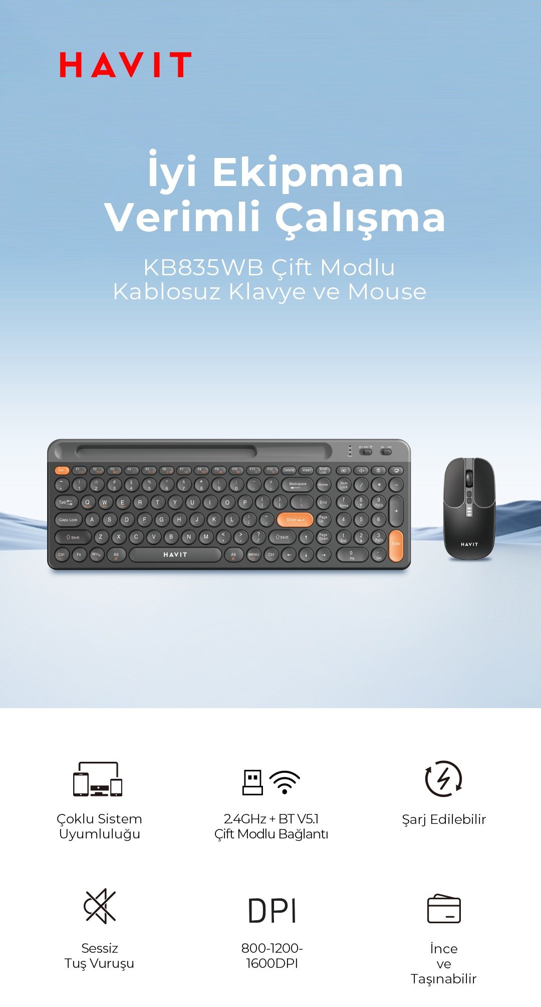 Havit KB835WB