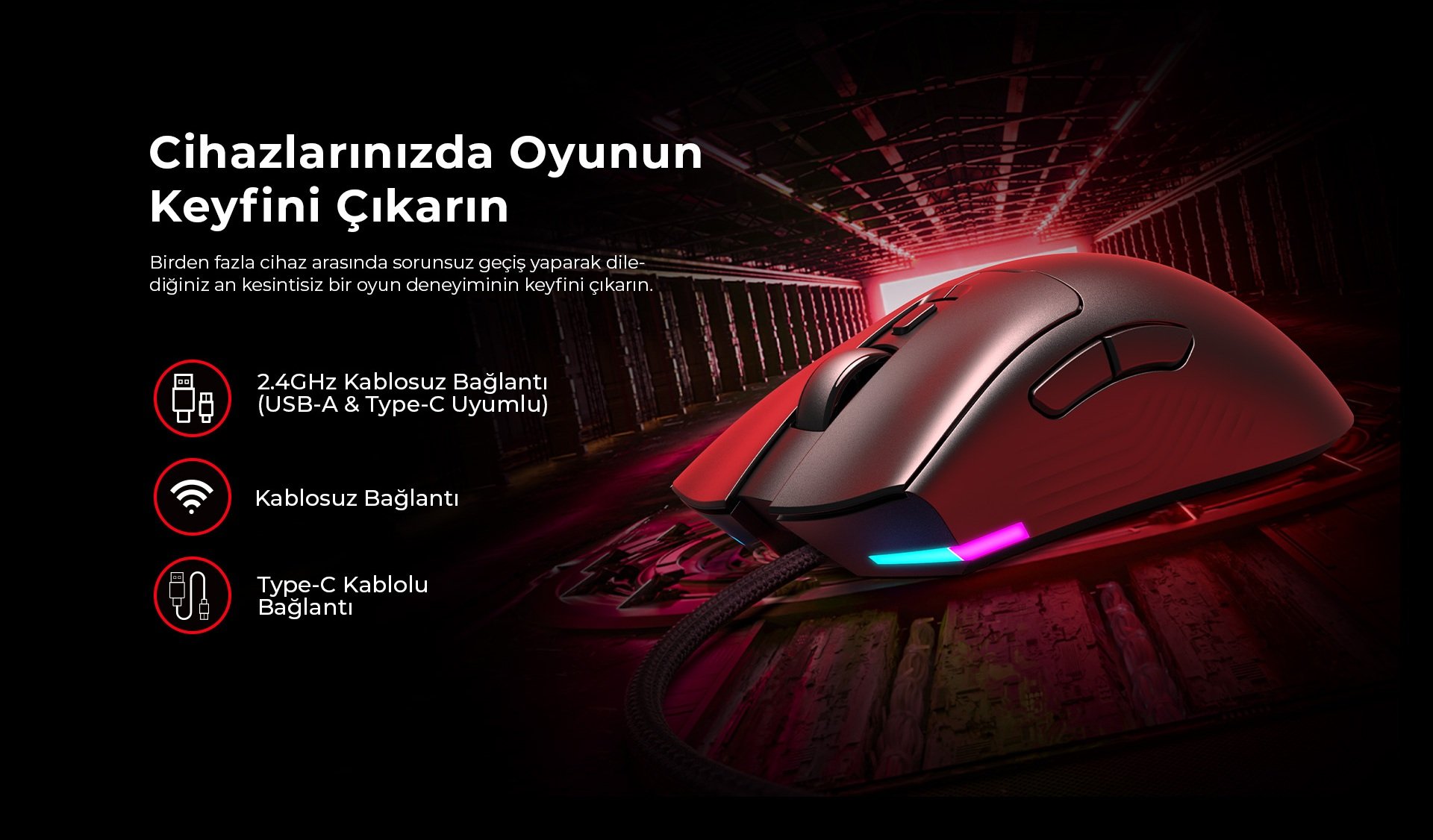 Havit Gamenote MS966WB Oyuncu Mouse