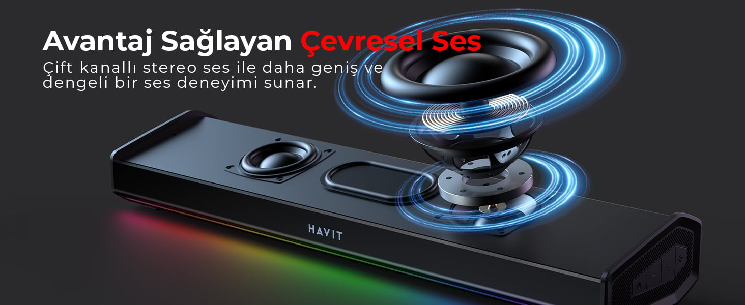 Havit SK770BT Oyuncu Masaüstü Hoparlör