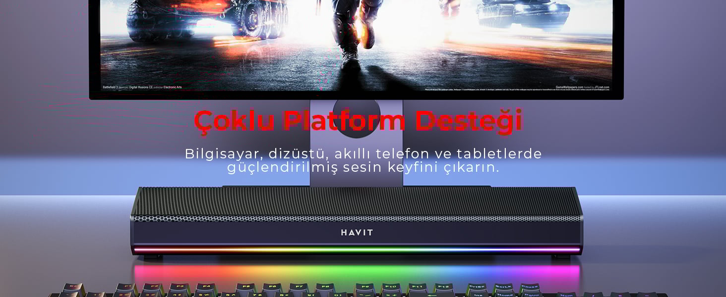 Havit SK770BT Oyuncu Masaüstü Hoparlör