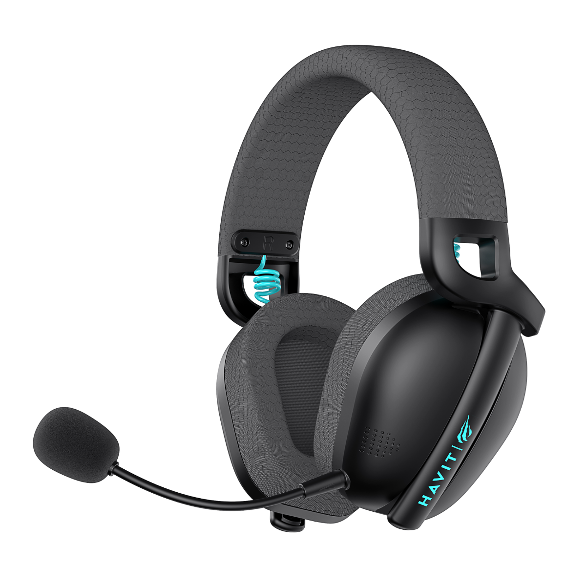 Havit Fuxi-H6 Pro Kablosuz Oyuncu Kulaklığı - Siyah