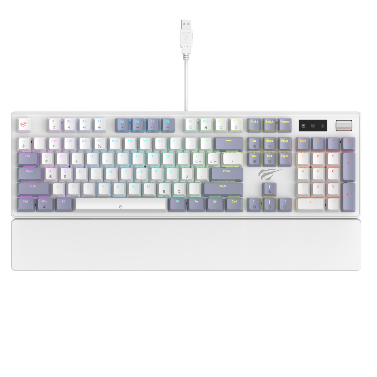 Havit Gamenote KB926L-TUR Oyuncu Klavye - Beyaz