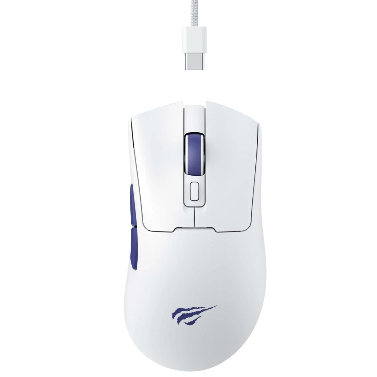 Havit Gamenote MS966WB Profesyonel RGB Wireless Gaming Mouse 4 Modlu - Beyaz