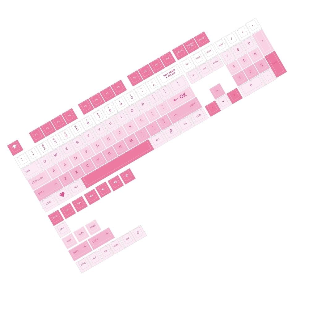 Havit H.Kraken KC003 Keycaps 123 Parça Gaming Mekanik Klavye Tuş Takımı