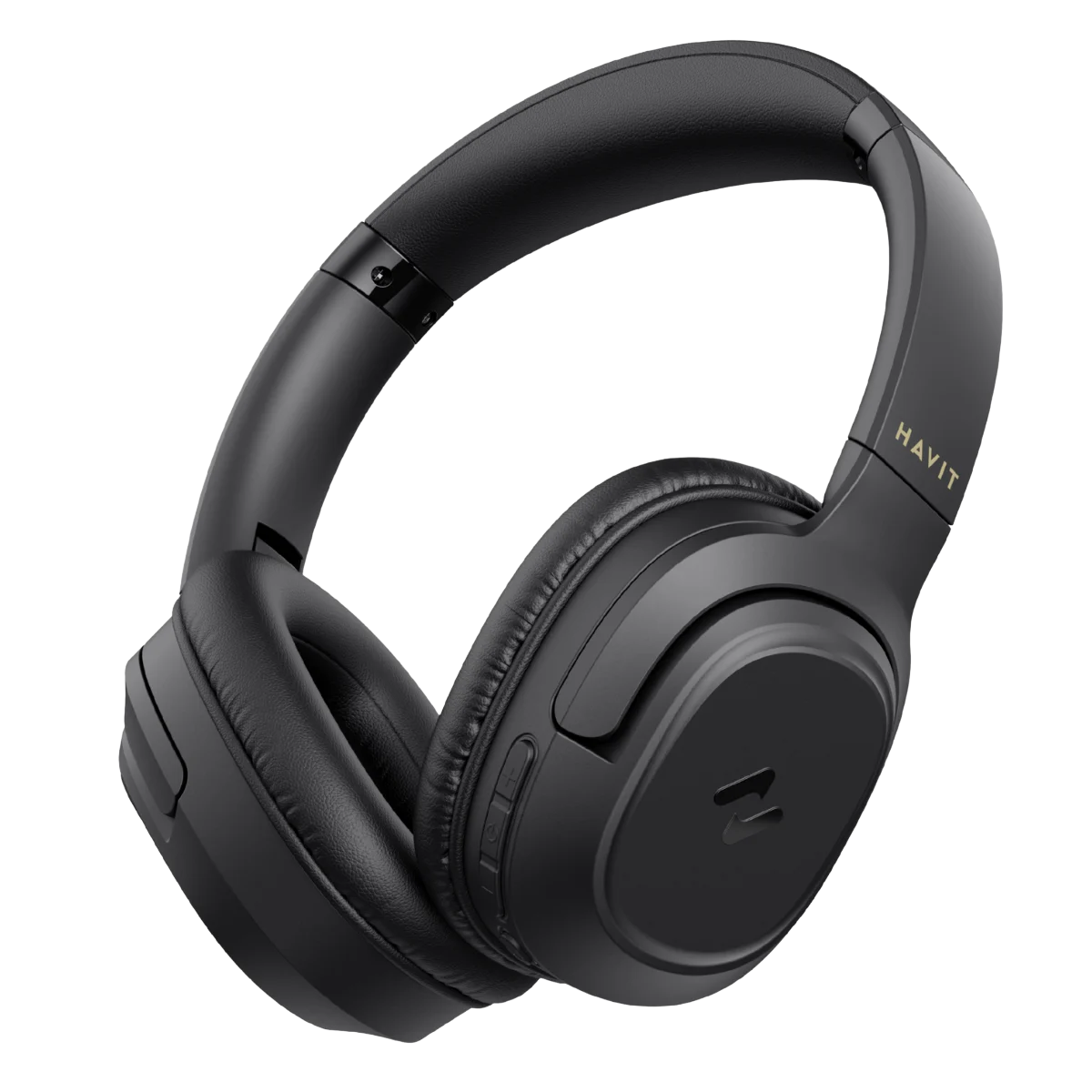 Havit H612BT Kablosuz Kulaküstü Bluetooth Kulaklık - 50 Saat, AUX Desteği, Hafif Tasarım, Katlanabilir - Siyah