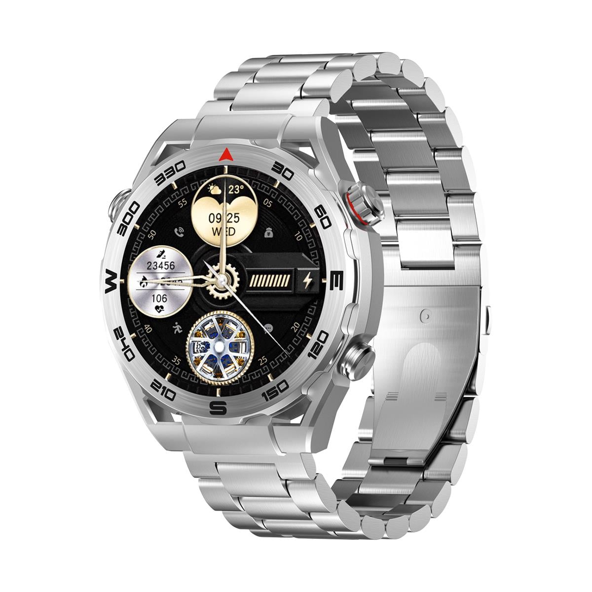 Havit M9030 ULTRA Amoled HD 46MM Akıllı Saat Gri Metal Kordon