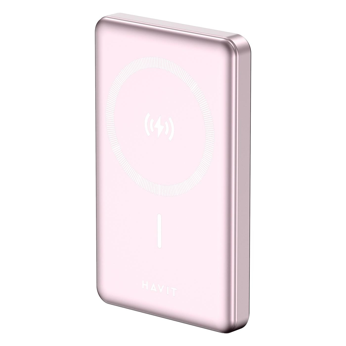 Havit PB5203 MageSafe Powerbank 10.000 mAh - Pembe