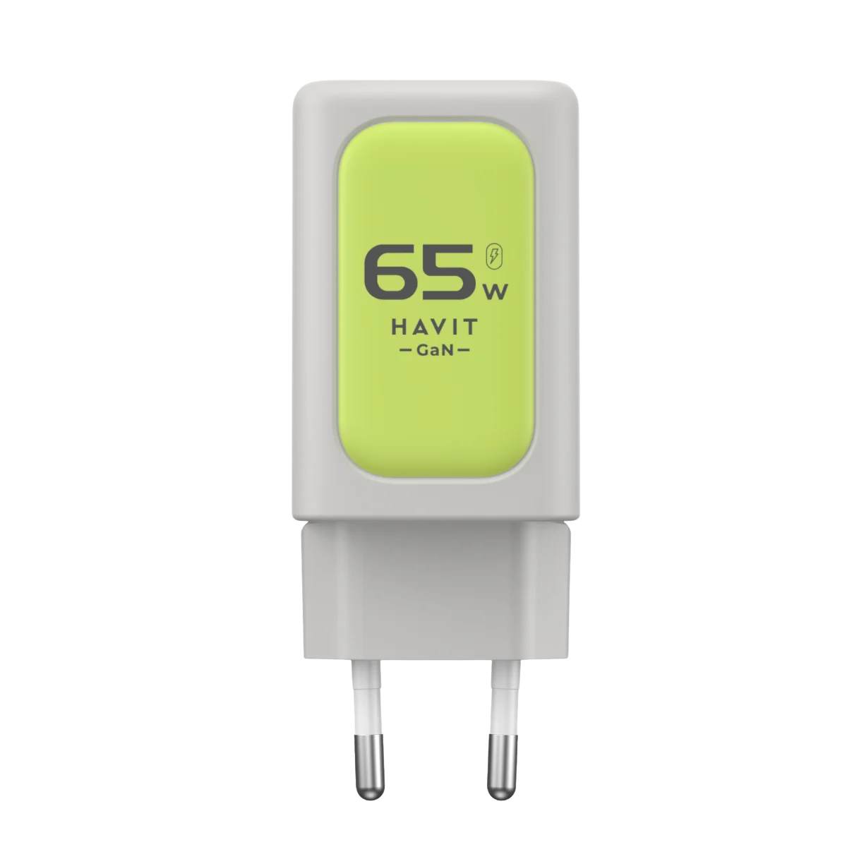 Havit UC260 65W Gan Teknoloji Hızlı Şarj Adaptörü - Gri Yeşil