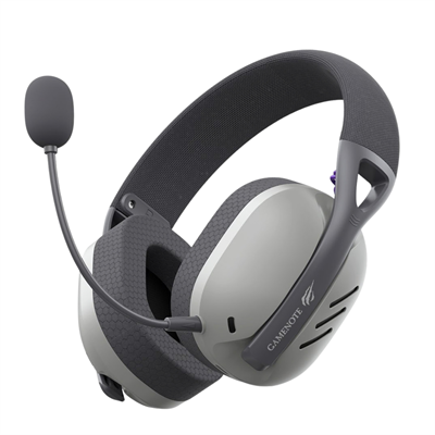 Havit Gamenote Fuxi-H3 Gaming Oyuncu Mikrofonlu Kulaklığı 7.1-4 Modlu (BT, 2.4Ghz, Type-C, 3.5mm) - Gri