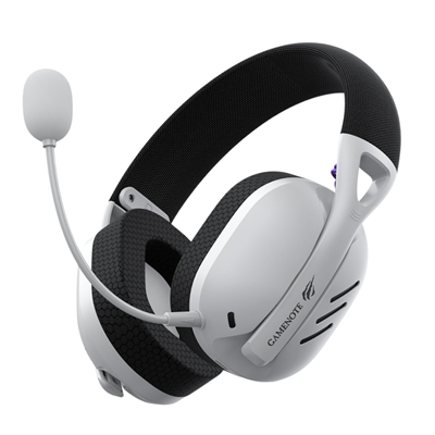 Havit Gamenote Fuxi-H3 Gaming Oyuncu Mikrofonlu Kulaklığı 7.1-4 Modlu (BT, 2.4Ghz, Type-C, 3.5mm) - Beyaz/Siyah