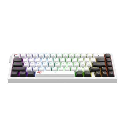 Havit Gamenote KB900L RGB Aydınlatmalı Manyetik Switch Mekanik Oyuncu Klavyesi - 67 Tuş - Hot Swappable - Beyaz