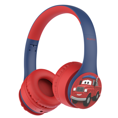 Havit H626BT PRO Kulaküstü Çocuk Bluetooth Kulaklık - Car Design - Mavi