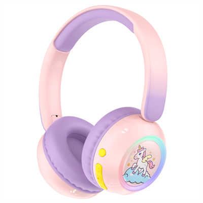 Havit H666BT Kulaküstü Çocuk Bluetooth Kulaklık - Pembe