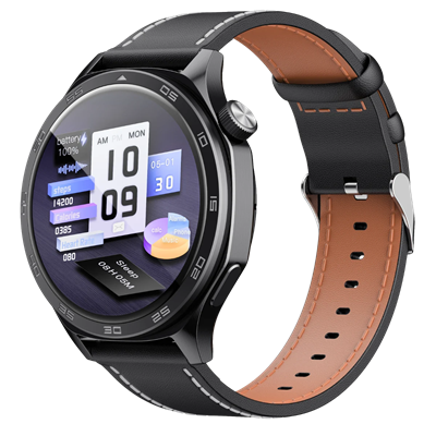 Havit M9063 1.46'' TFT HD Ekran Akıllı Saat - Bluetooth Arama, Metal Kasa - Siyah