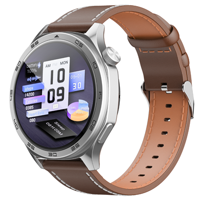 Havit M9063 1.46'' TFT HD Ekran Akıllı Saat - Bluetooth Arama, Metal Kasa - Titanyum