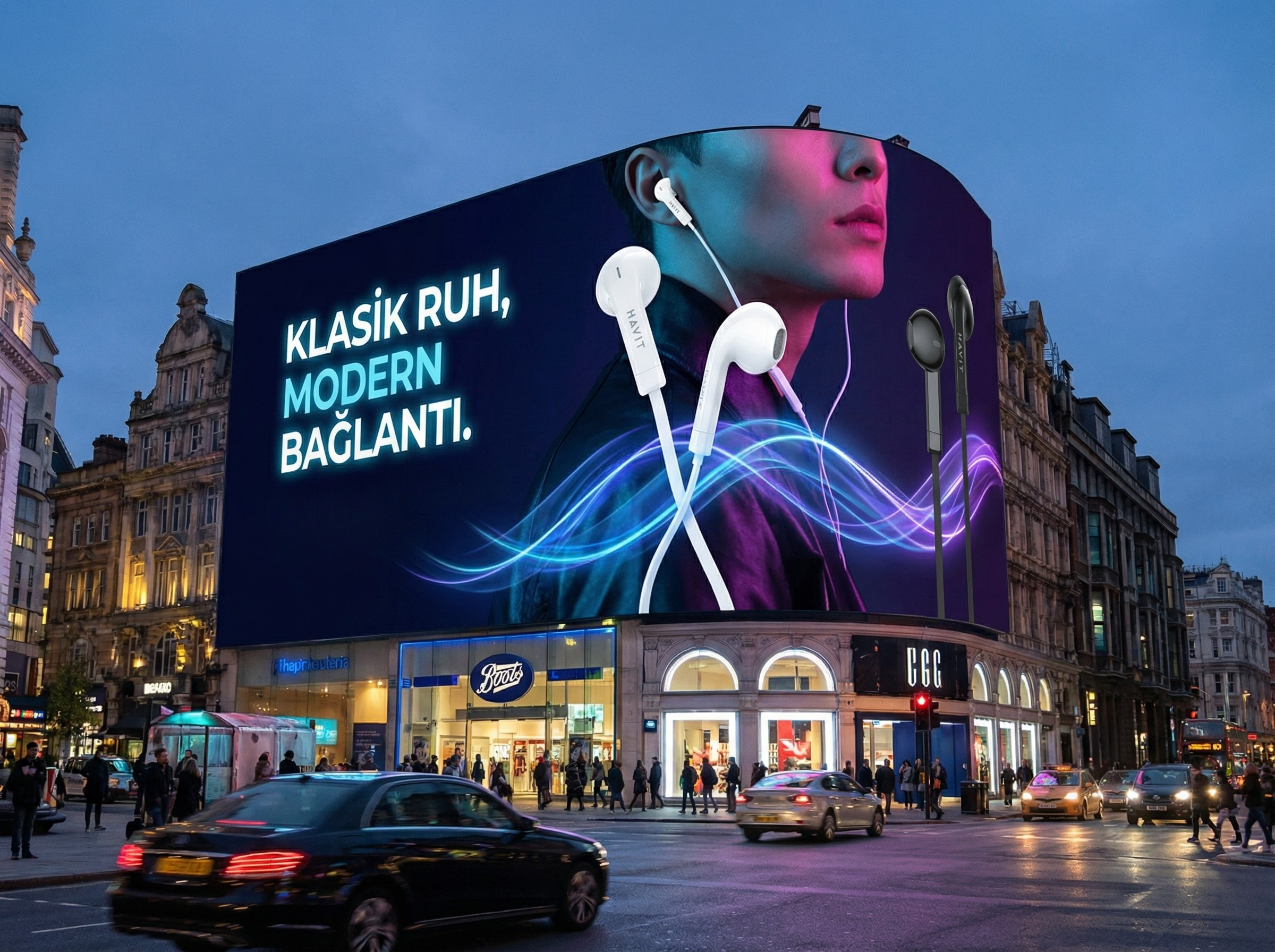 Havit E336C Type-C Kablolu Kulak İçi Kulaklık