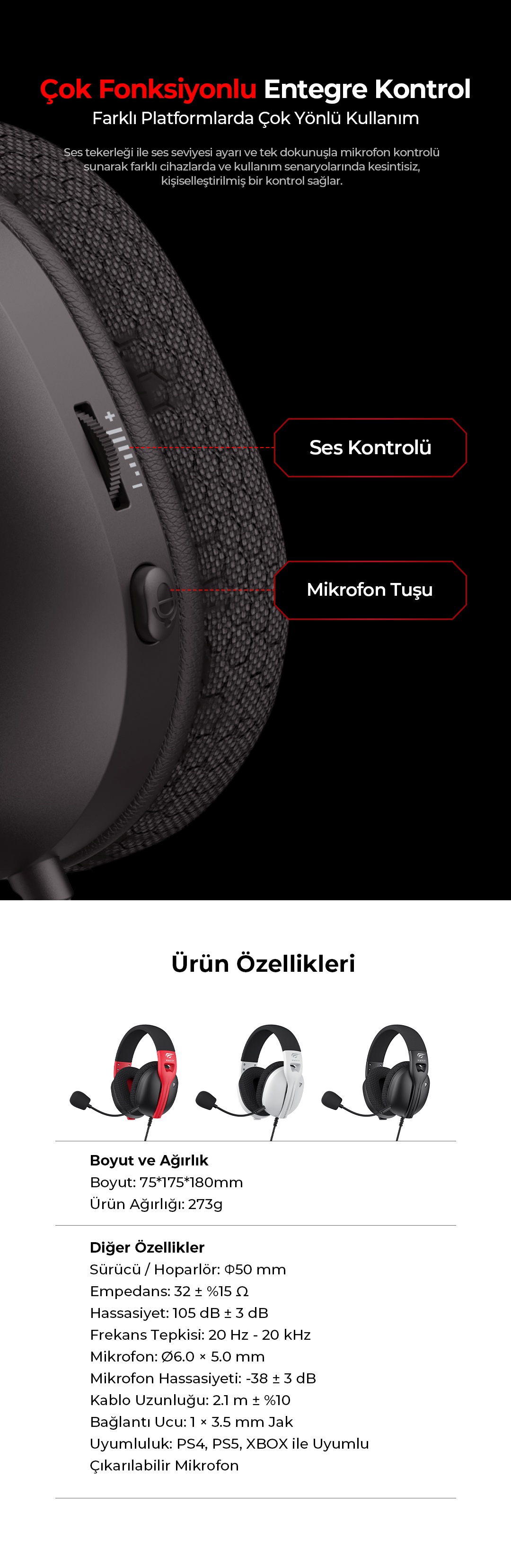 Havit Fuxi-H5D Tasarım