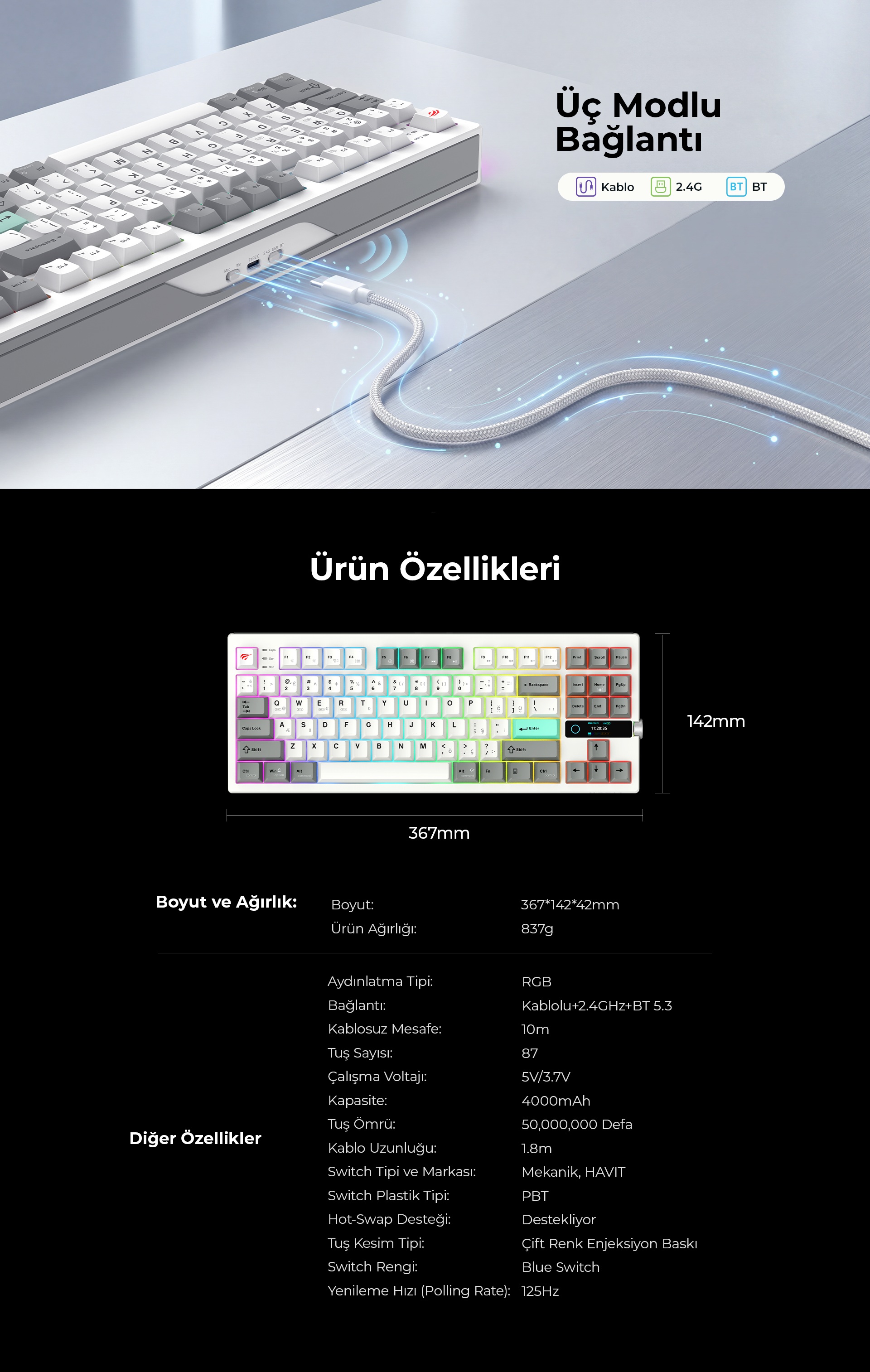 Havit Gamenote KB909L