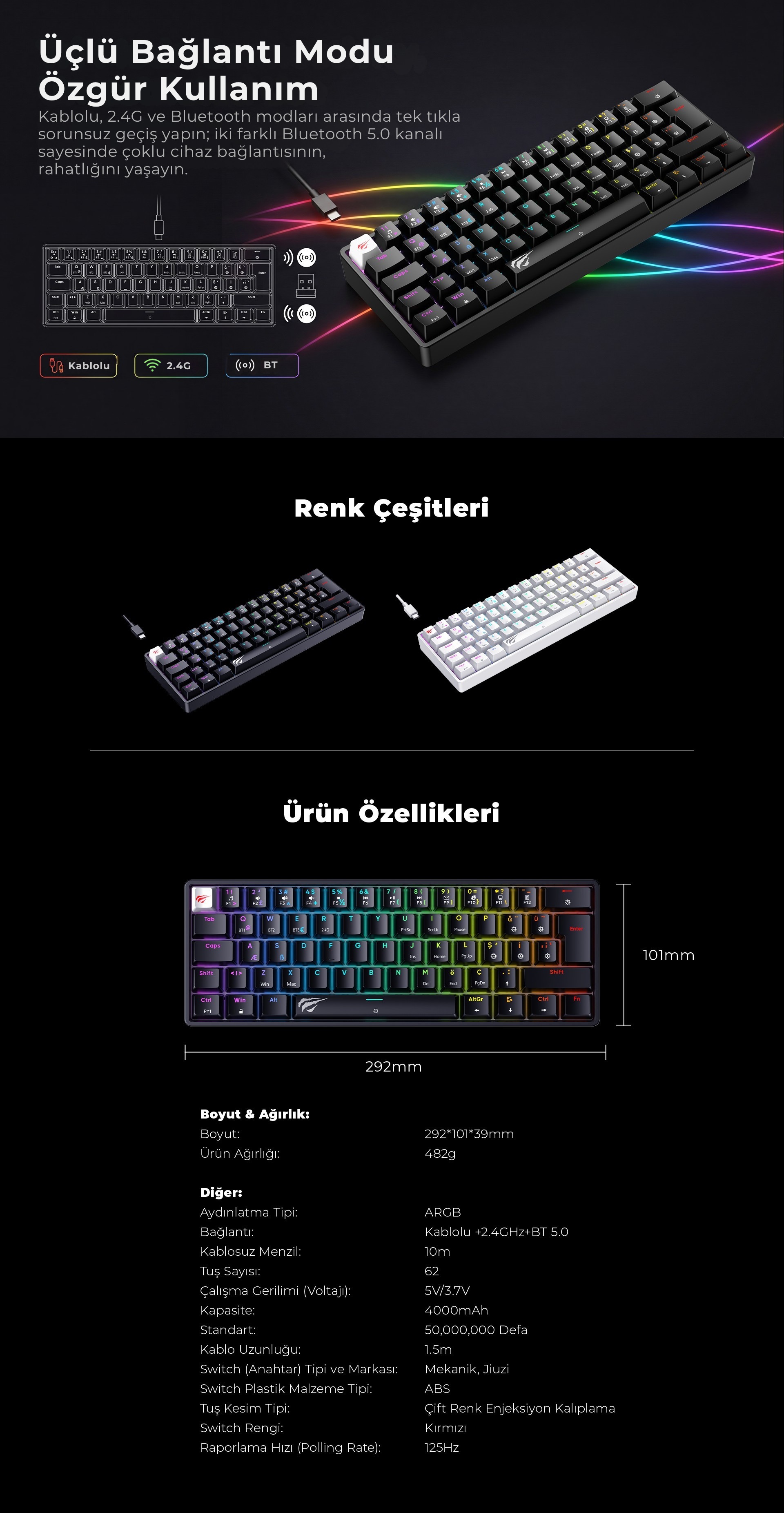 Havit Gamenote KB920-Plus-TUR