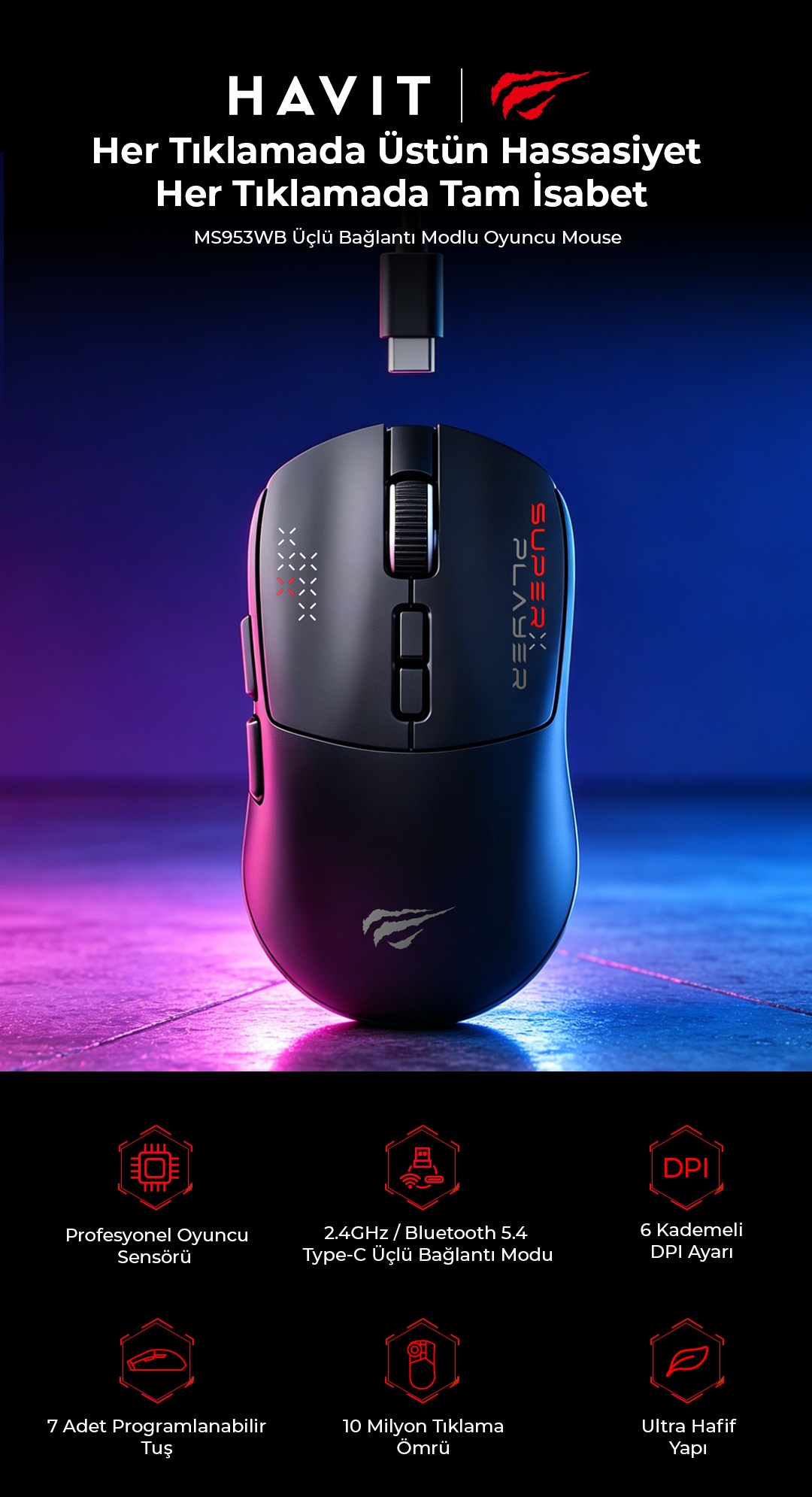 Havit MS953WB Detay 1