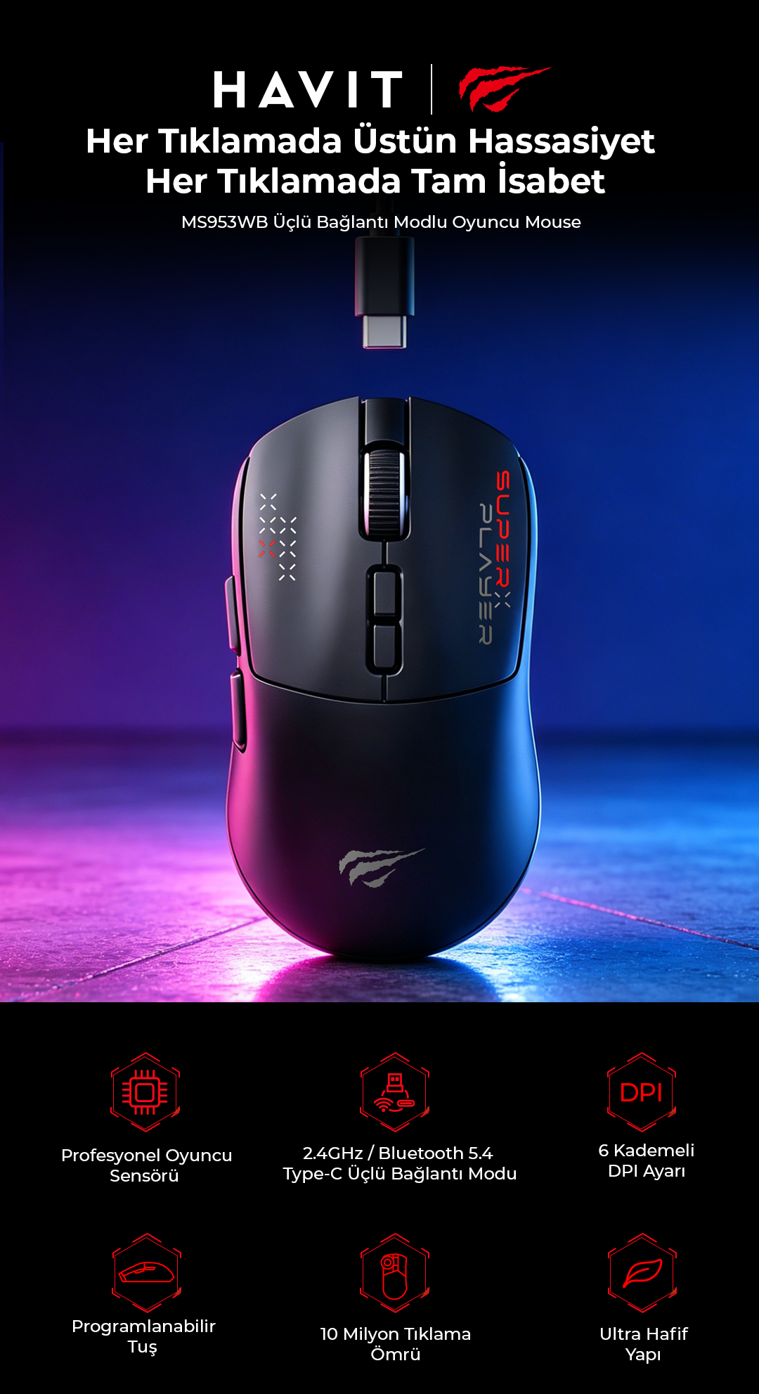 Havit MS953WB Detay 1