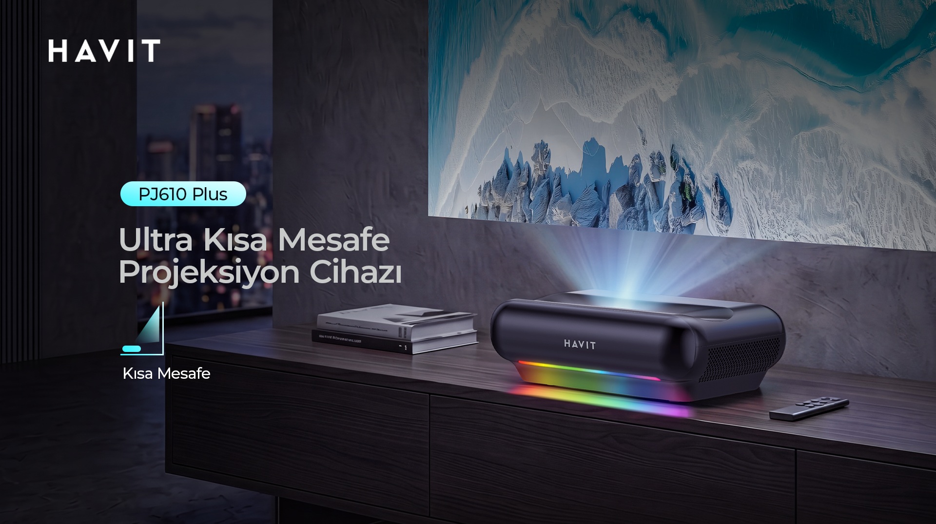 Havit PJ610 PLUS KISA MESAFE PROJEKSİYON