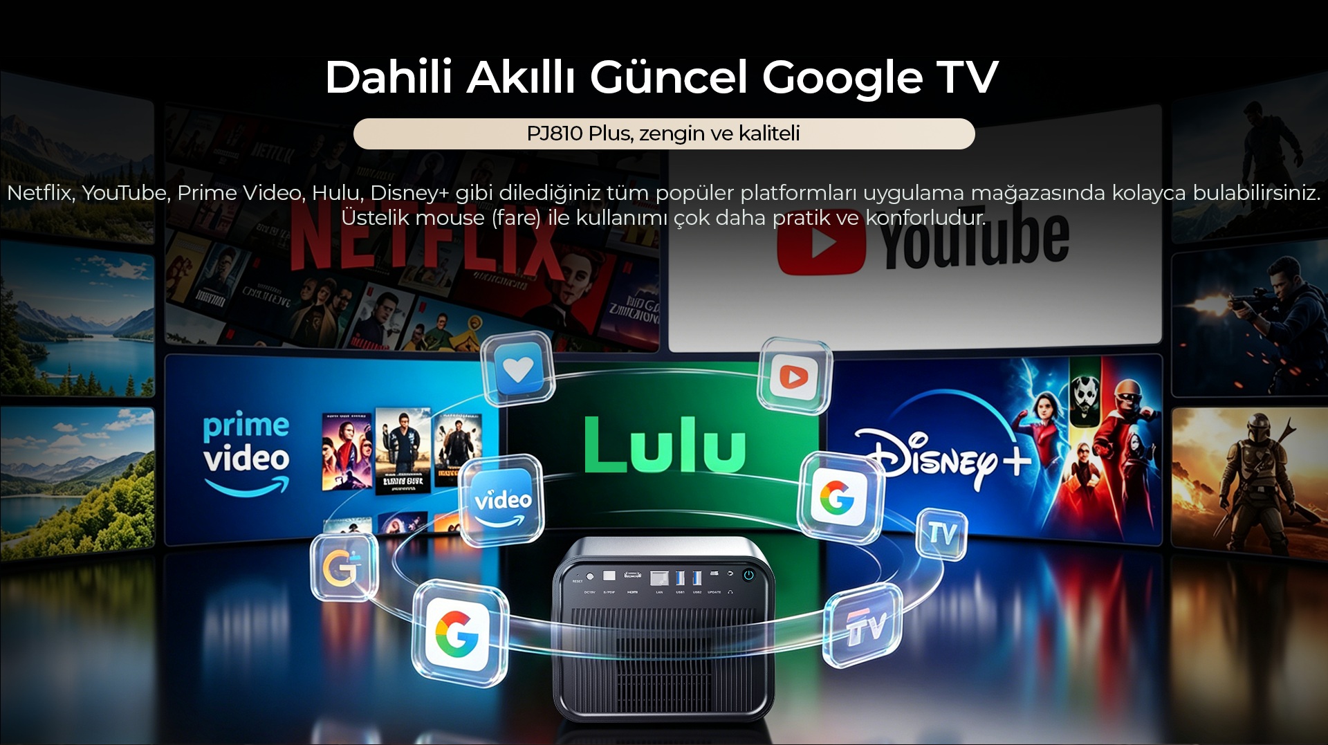 Havit PJ810 Plus L1 Lisansl Projeksiyon Cihazı