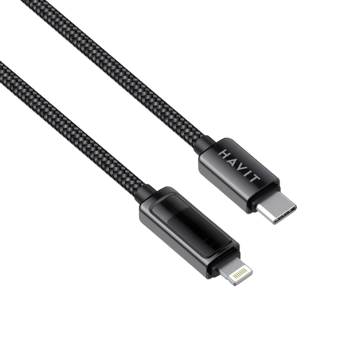 Havit CB6246 PD30W Type-C to Lightning (Iphone) Göstergeli Şarj Kablosu