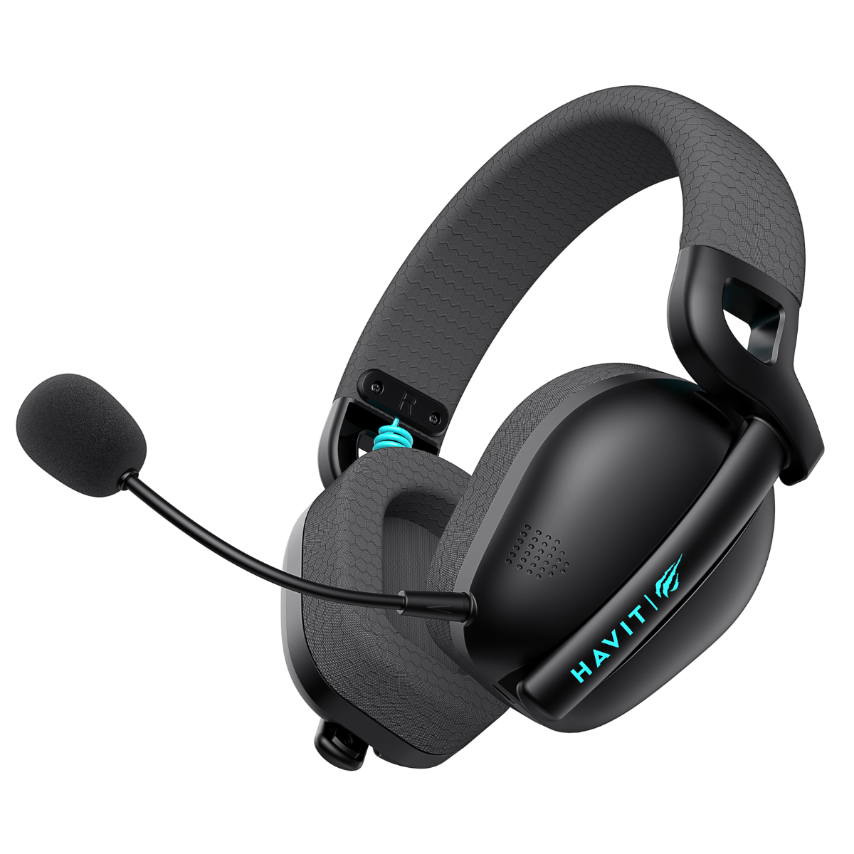 Havit Fuxi-H6 Pro Kablosuz Oyuncu Kulaklığı - Siyah
