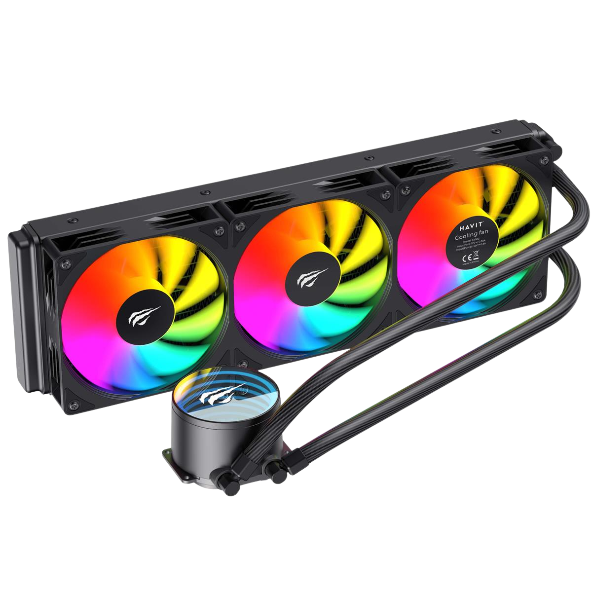 Havit Gamenote F2002 360mm İşlemci Sıvı Soğutucu Siyah -  AM5 ve Intel LGA1700 Uyumlu