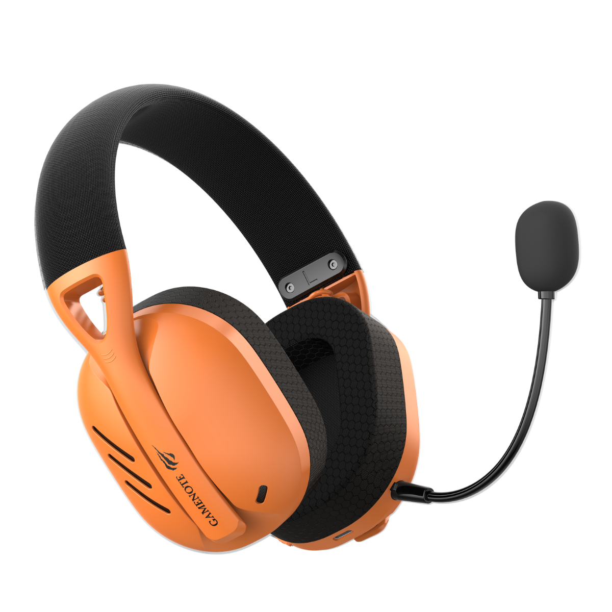 Havit Gamenote Fuxi-H3 Gaming Oyuncu Mikrofonlu Kulaklığı 7.1-4 Modlu (BT, 2.4Ghz, Type-C, 3.5mm) - Turuncu
