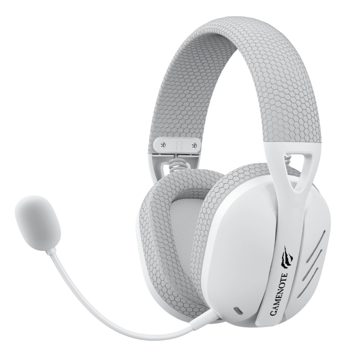 Havit Gamenote Fuxi-H3 Gaming Oyuncu Mikrofonlu Kulaklığı 7.1-4 Modlu (BT, 2.4Ghz, Type-C, 3.5mm) - Beyaz
