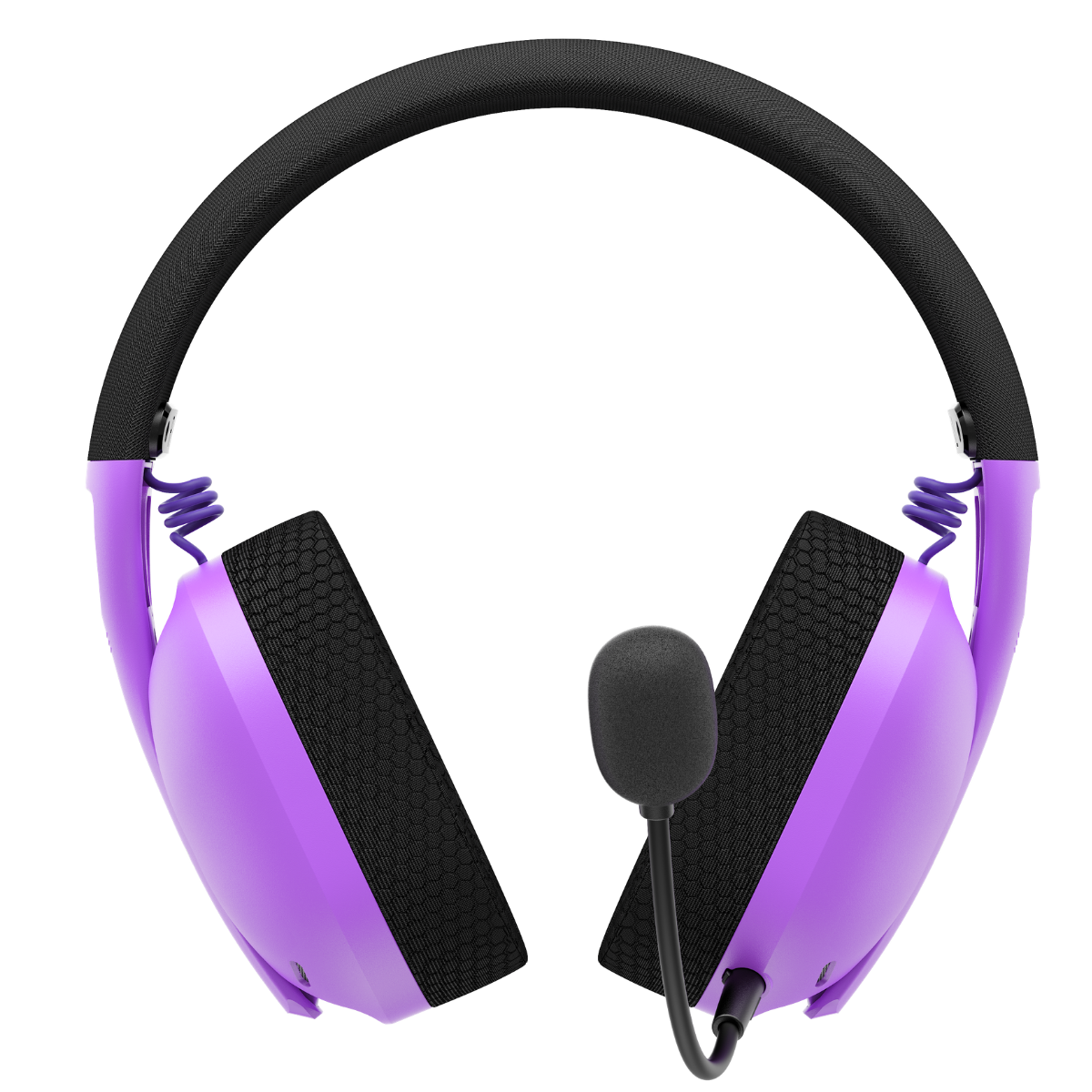 Havit Gamenote Fuxi-H3 Gaming Oyuncu Mikrofonlu Kulaklığı 7.1-4 Modlu (BT, 2.4Ghz, Type-C, 3.5mm) - Mor