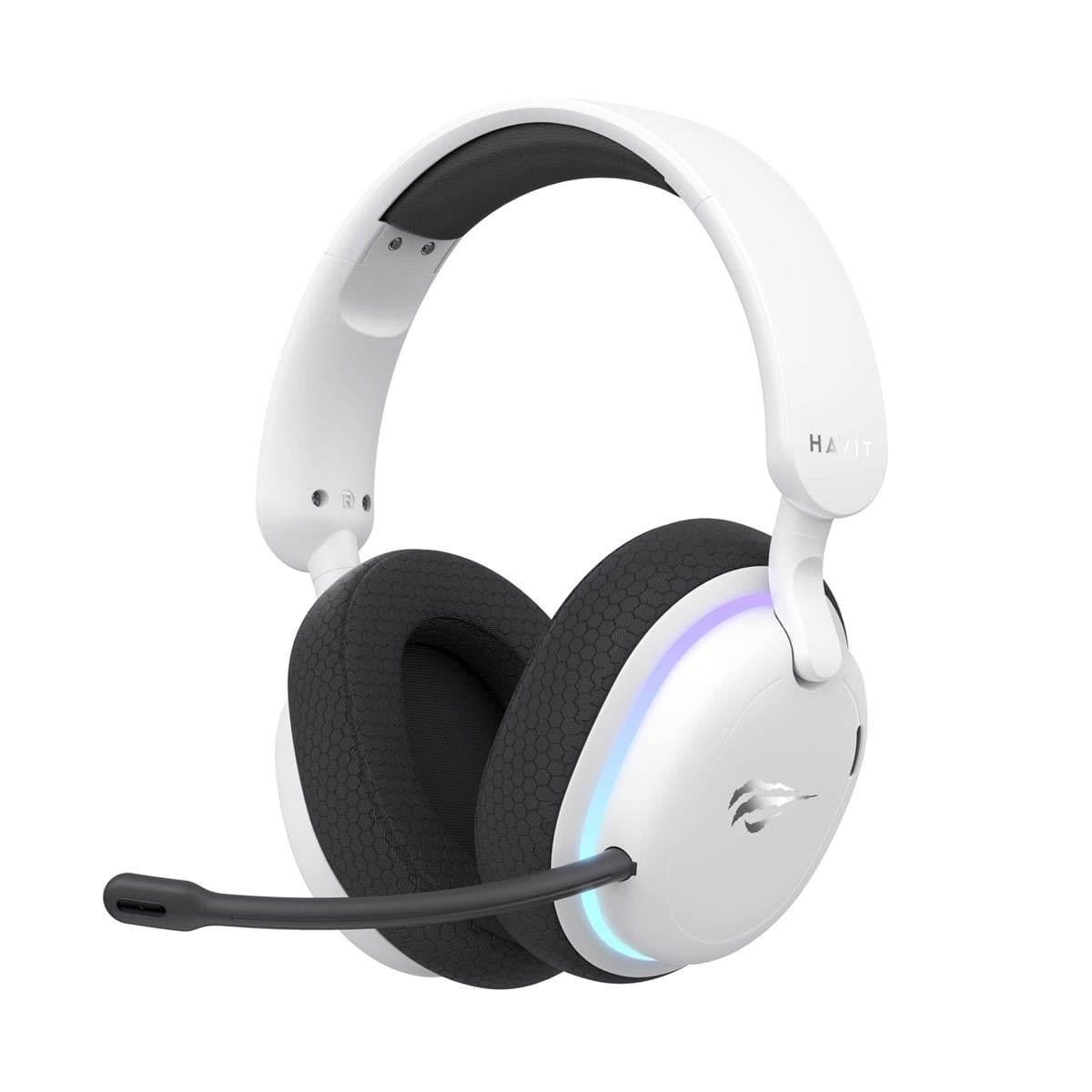 Havit Gamenote Fuxi H7 RGB Kablosuz Gaming Oyuncu Kulaklığı - Beyaz