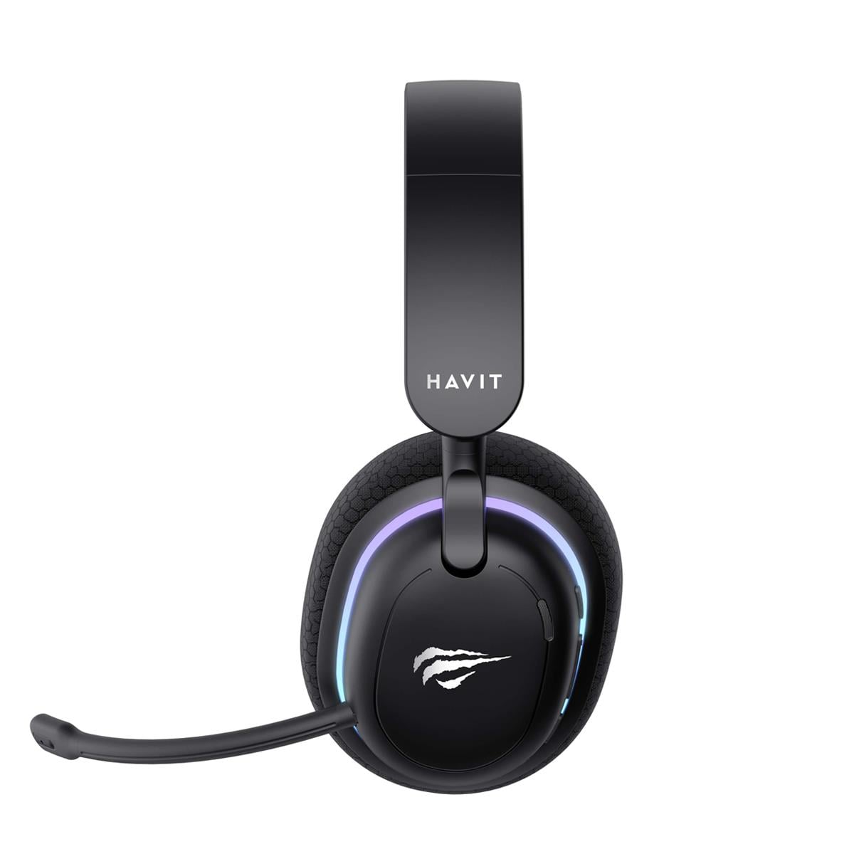 Havit Gamenote Fuxi-H7 RGB Kablosuz Gaming Oyuncu Kulaklığı - Siyah