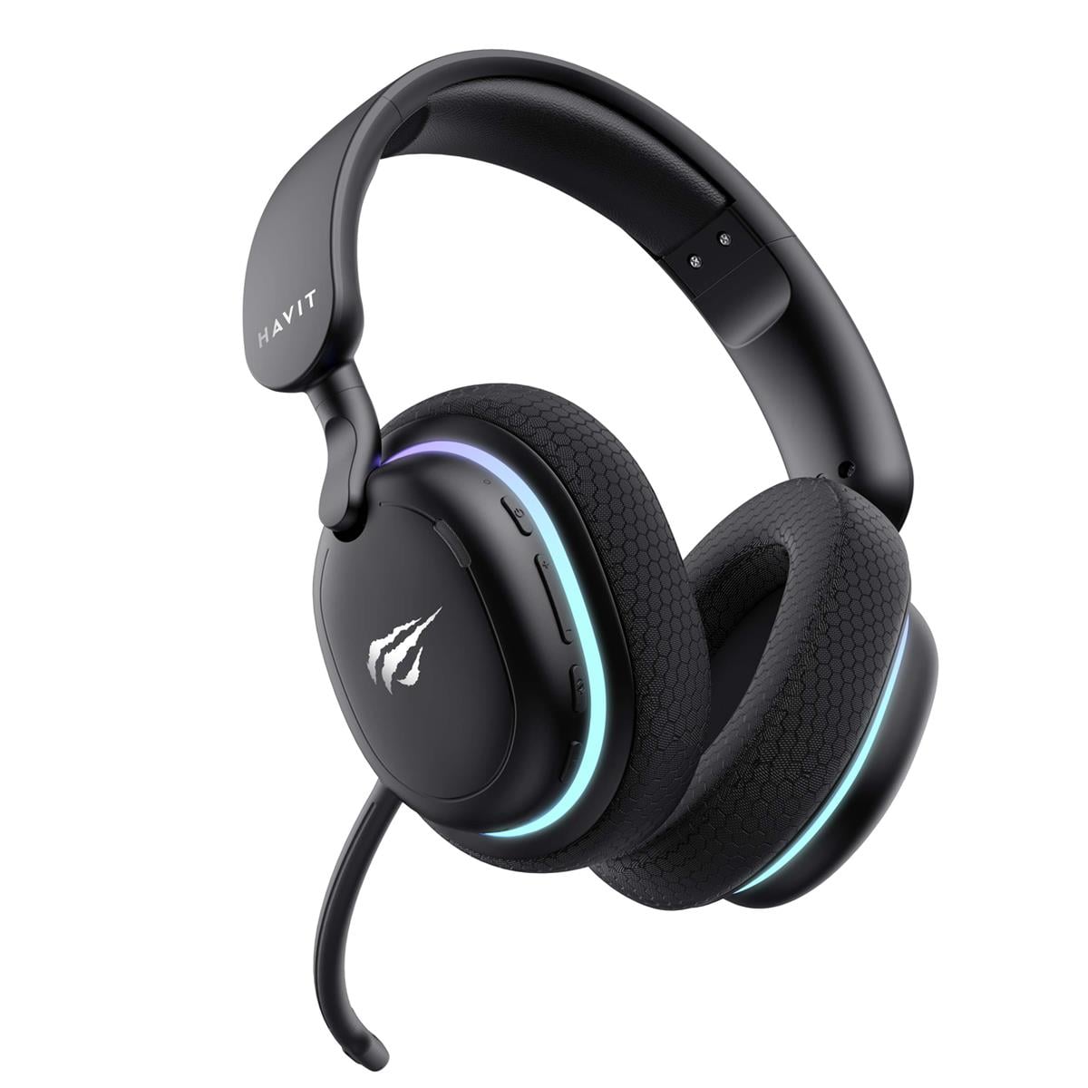 Havit Gamenote Fuxi-H7 RGB Kablosuz Gaming Oyuncu Kulaklığı - Siyah