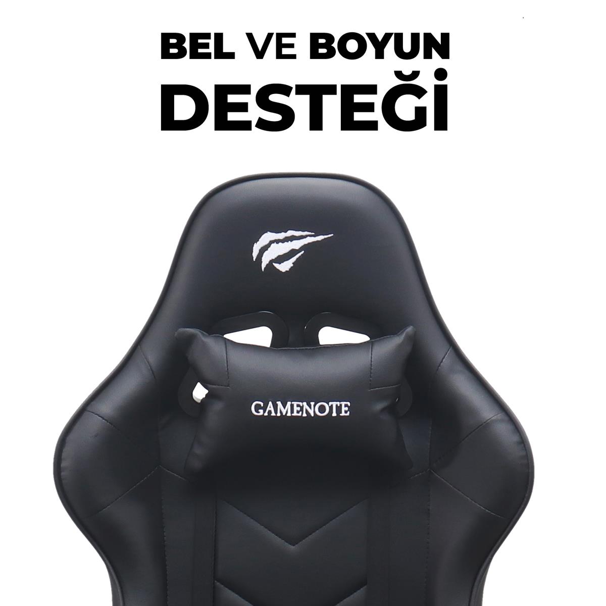 Havit Gamenote GC932A Profesyonel Gaming Oyuncu Koltuğu - Siyah
