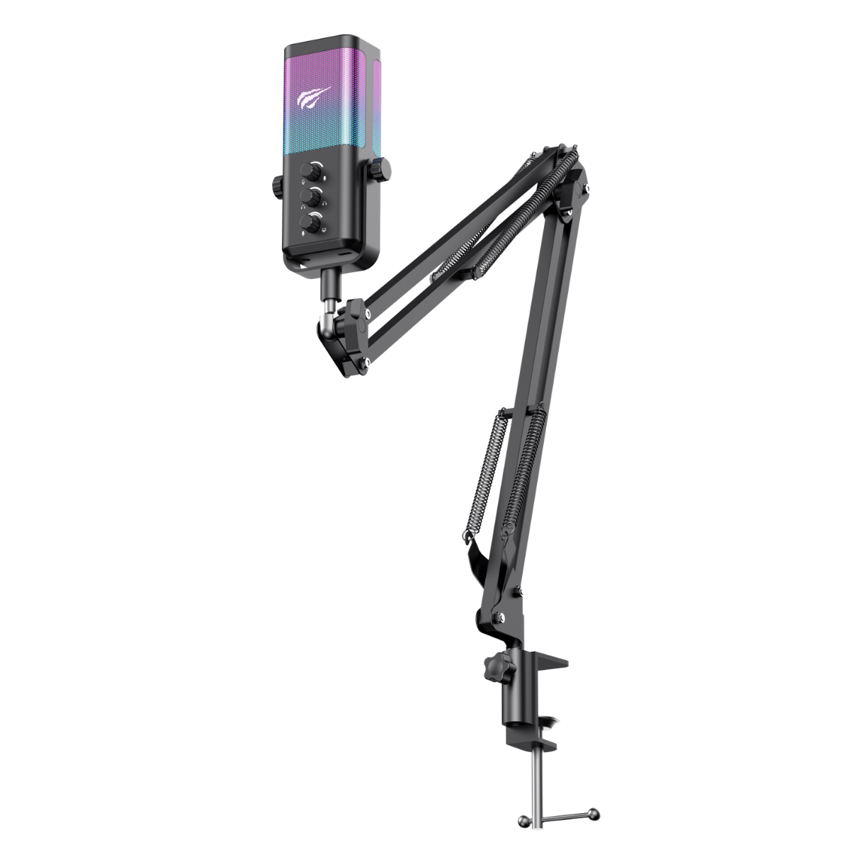 Havit Gamenote GK65 PRO RGB Yayıncı Mikrofon - Siyah
