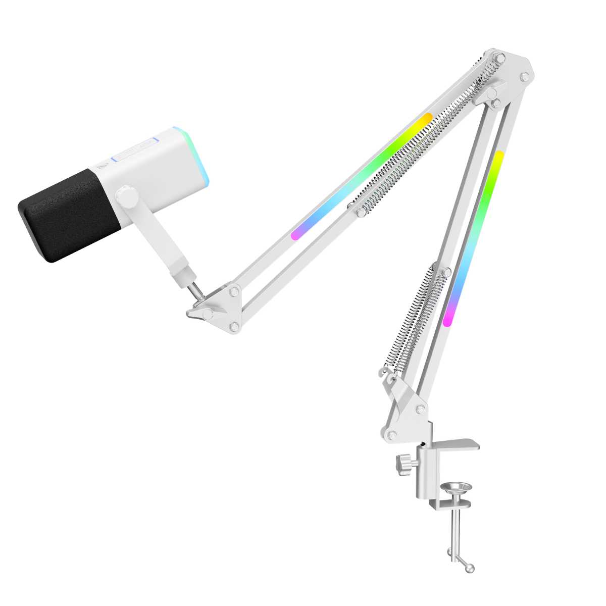 Havit Gamenote GK71 Pro  RGB Yayıncı Mikrofon Stantlı - Beyaz