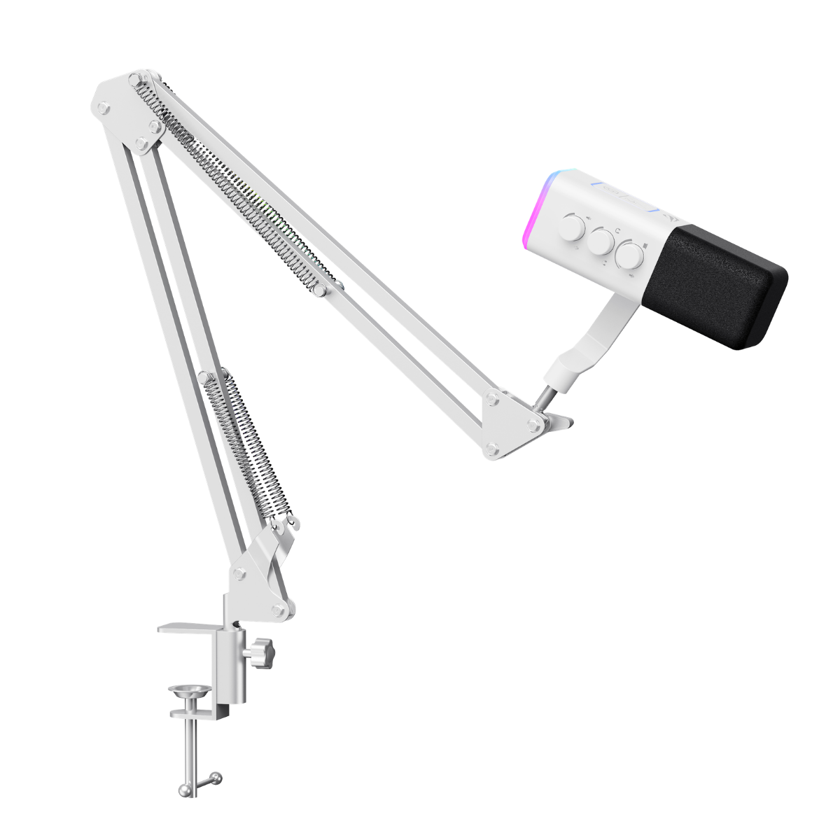 Havit Gamenote GK71 Pro  RGB Yayıncı Mikrofon Stantlı - Beyaz