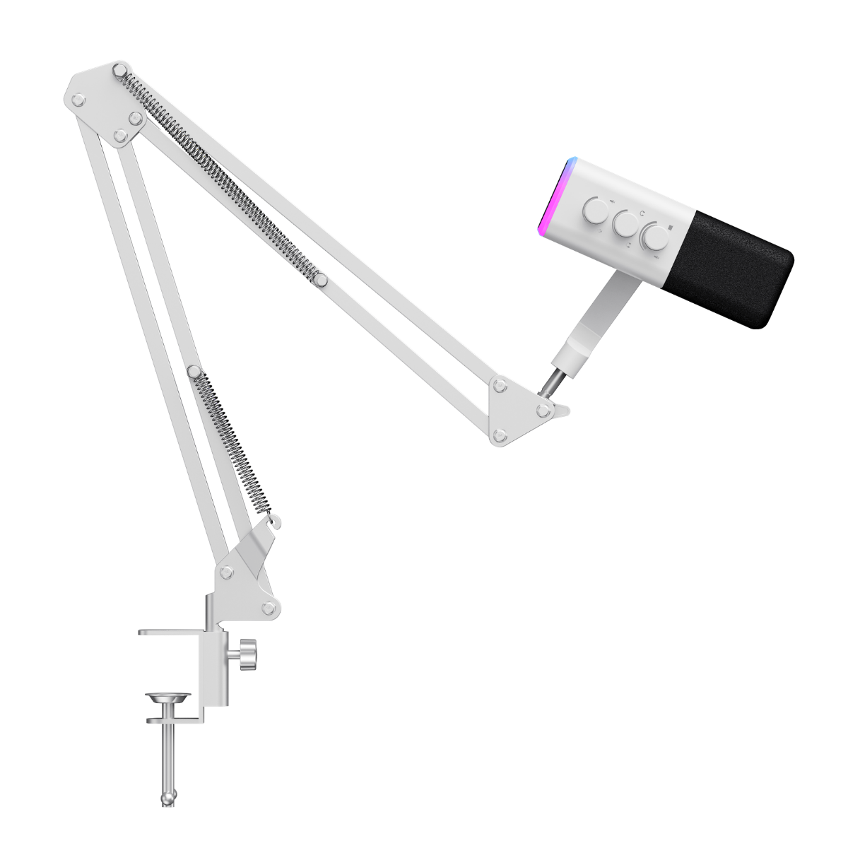 Havit Gamenote GK71 Pro  RGB Yayıncı Mikrofon Stantlı - Beyaz