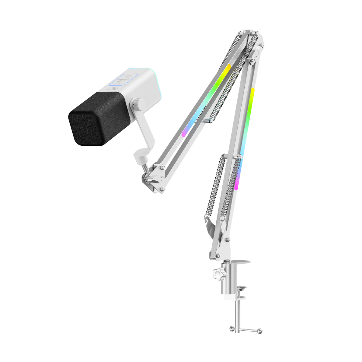 Havit Gamenote GK71 Pro  RGB Yayıncı Mikrofon Stantlı - Beyaz