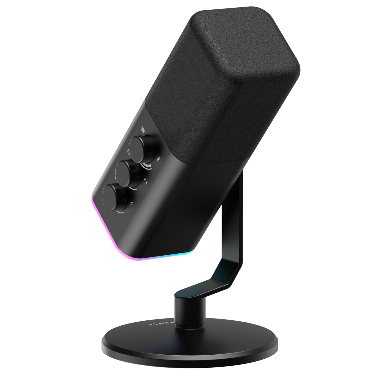 Havit Gamenote GK71  RGB Yayıncı Mikrofon - Siyah
