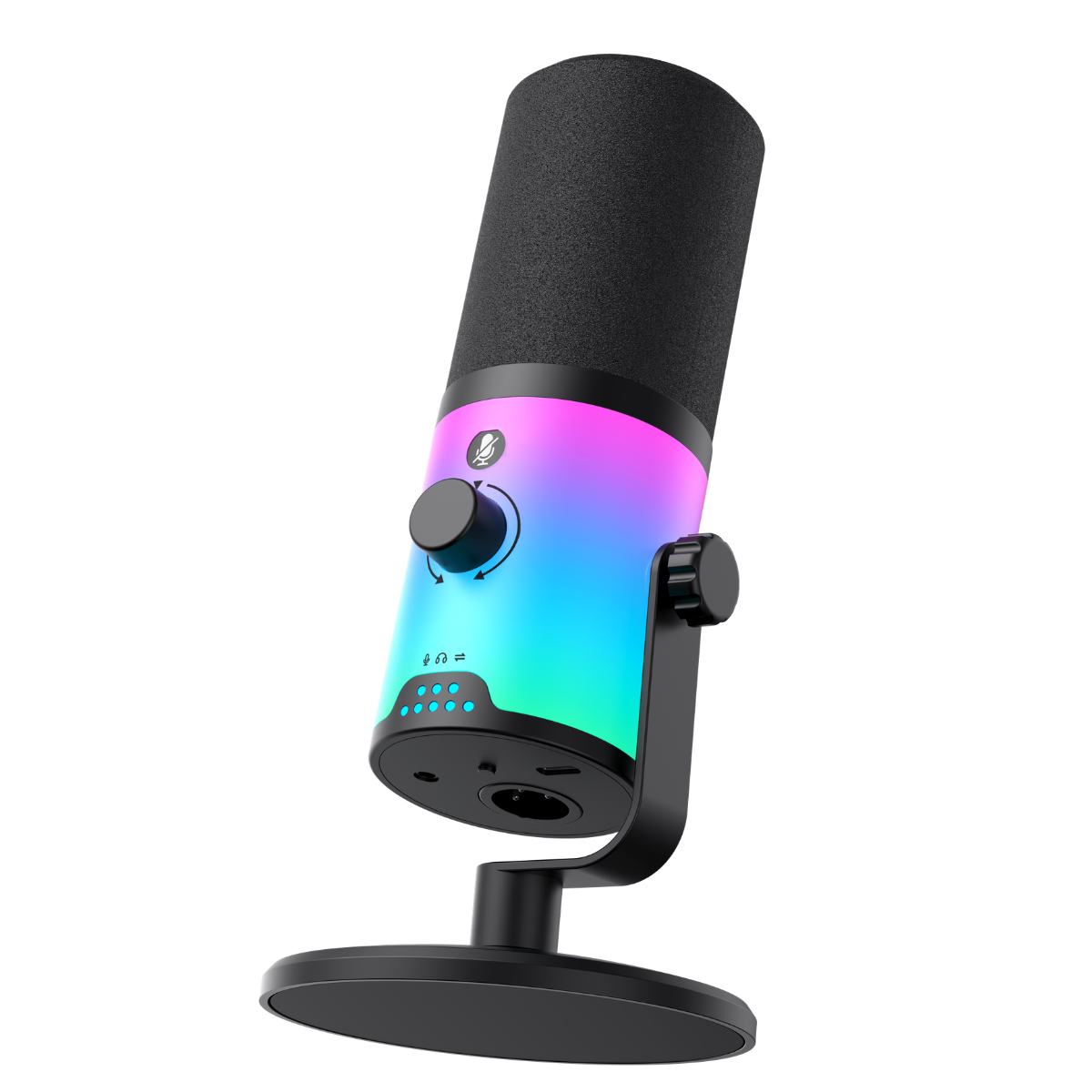 Havit Gamenote GK73 RGB Oyuncu Yayın Mikrofonu - Siyah