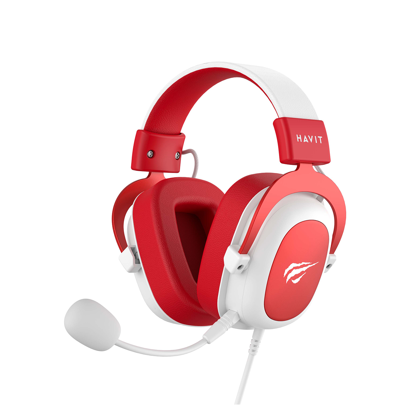 Havit Gamenote H2002D Mikrofonlu Gaming Kulaklık - Kırmızı/Beyaz