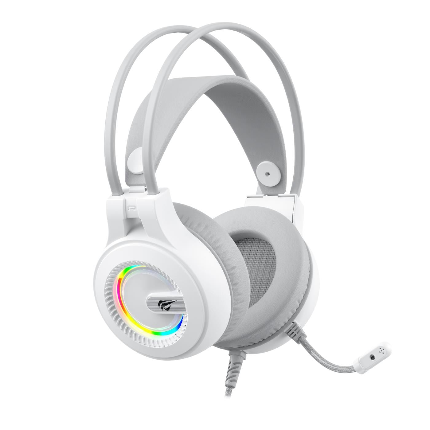 Havit Gamenote H2040D RGB Gaming Mikrofonlu Oyuncu Kulaklığı - Beyaz