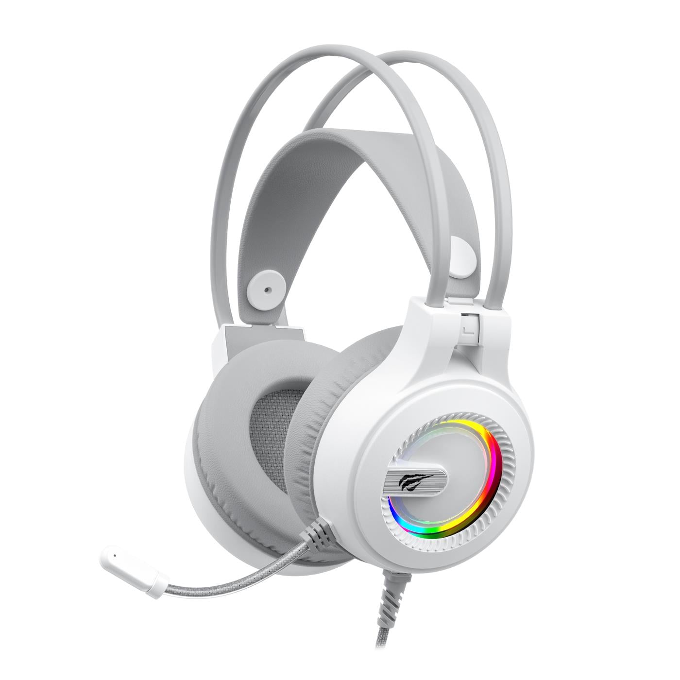 Havit Gamenote H2040D RGB Gaming Mikrofonlu Oyuncu Kulaklığı - Beyaz