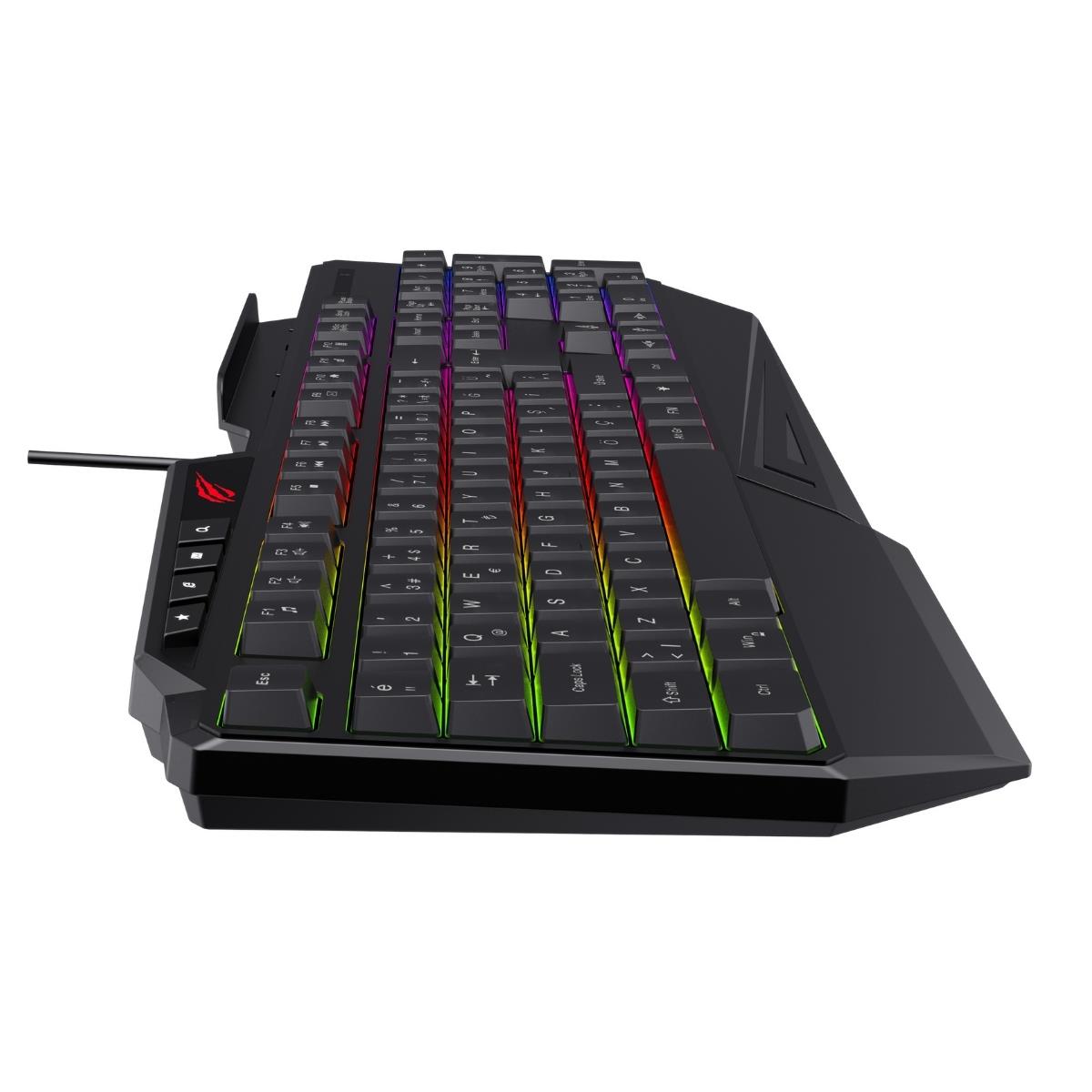 Havit Gamenote KB488L RGB Gaming Klavye Türkçe - Siyah