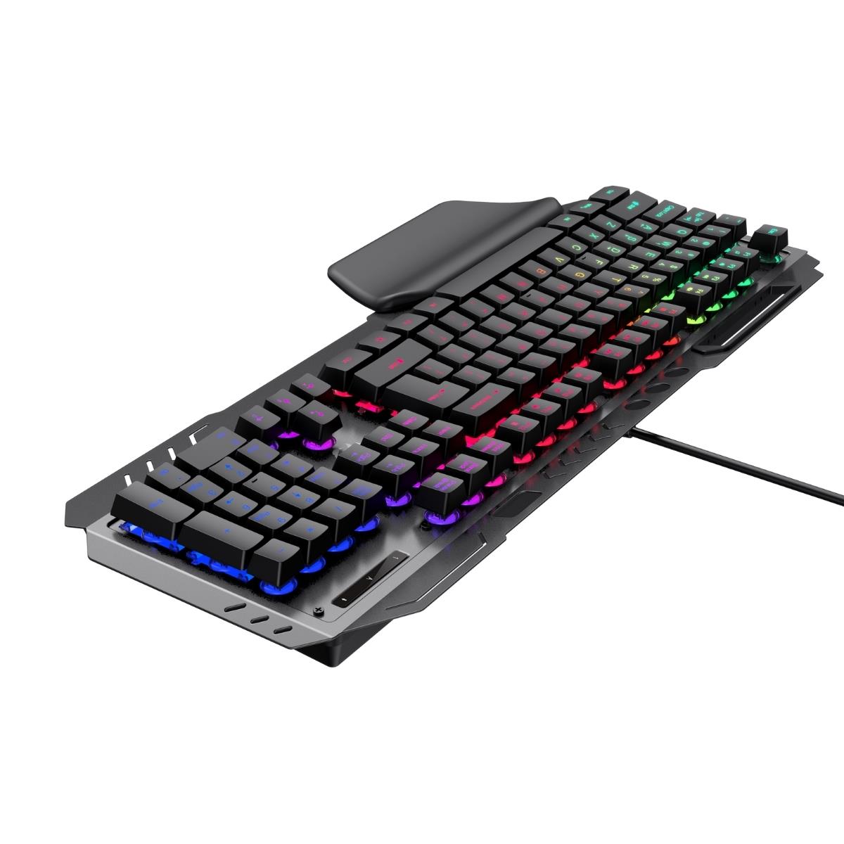Havit Gamenote KB838L Rainbow Aydınlatma Oyuncu Klavyesi - Siyah